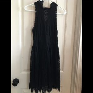 Black lace free people dress!